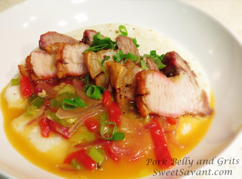 pork belly and grits 2