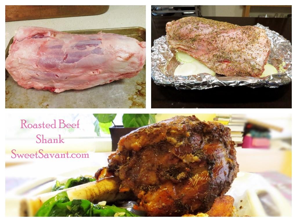Whole roasted beef shank recipe