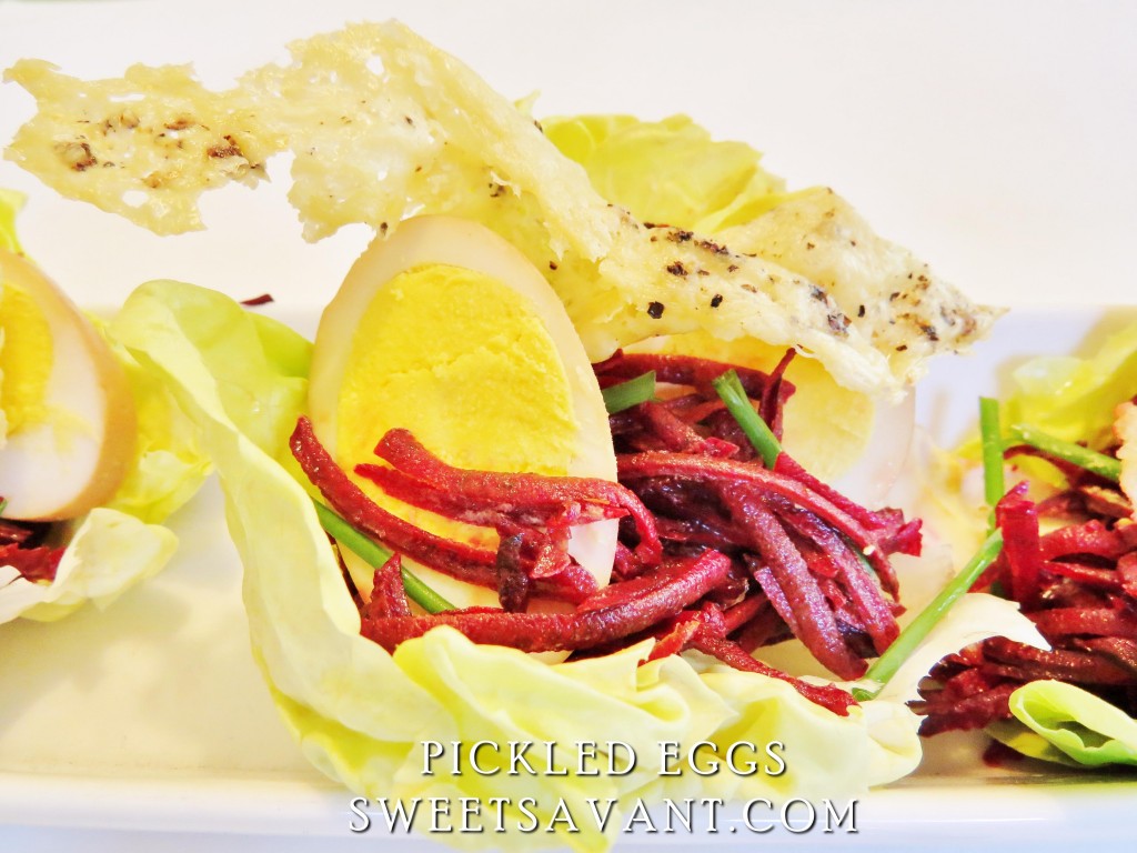 pickled eggs with beets SweetSavant.com America's favorite food blog