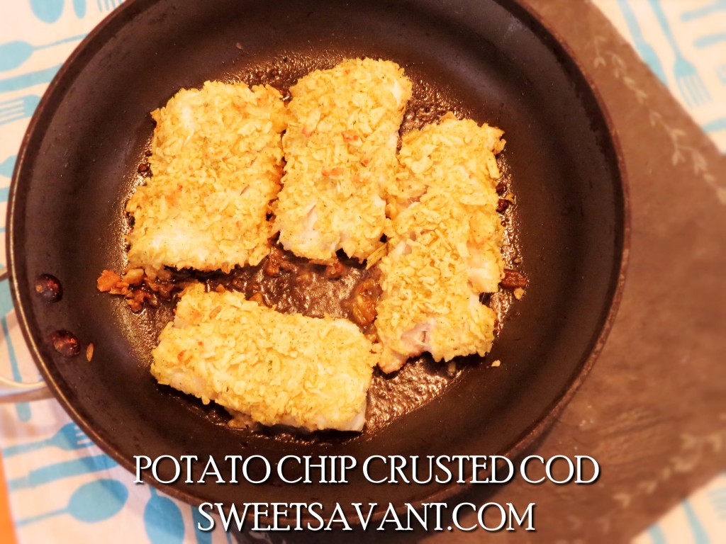 potato chip crusted cod Sweet Savant