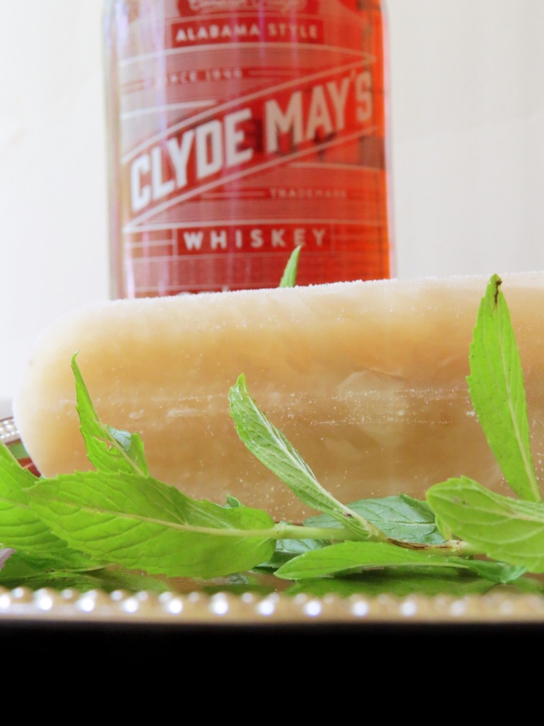 Clyde May's Whiskey Mint Julep Poptails from King Of Pops Sweet Savant