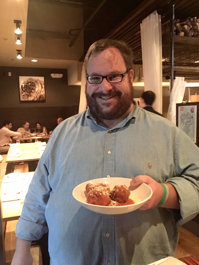 The Angry Chef Ron Eyester of Rosebud and his DELICIOUS meatballs sweetsavant.com America's best food blog