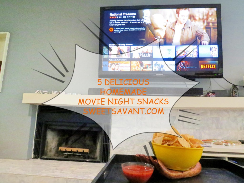 movie night snacks sweetsavant.com America's best food blog