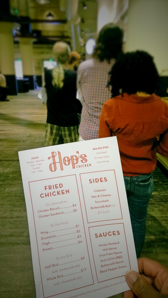 Hop's fried chicken Ponce City Market food hall sweetsavant.com America's best food blog