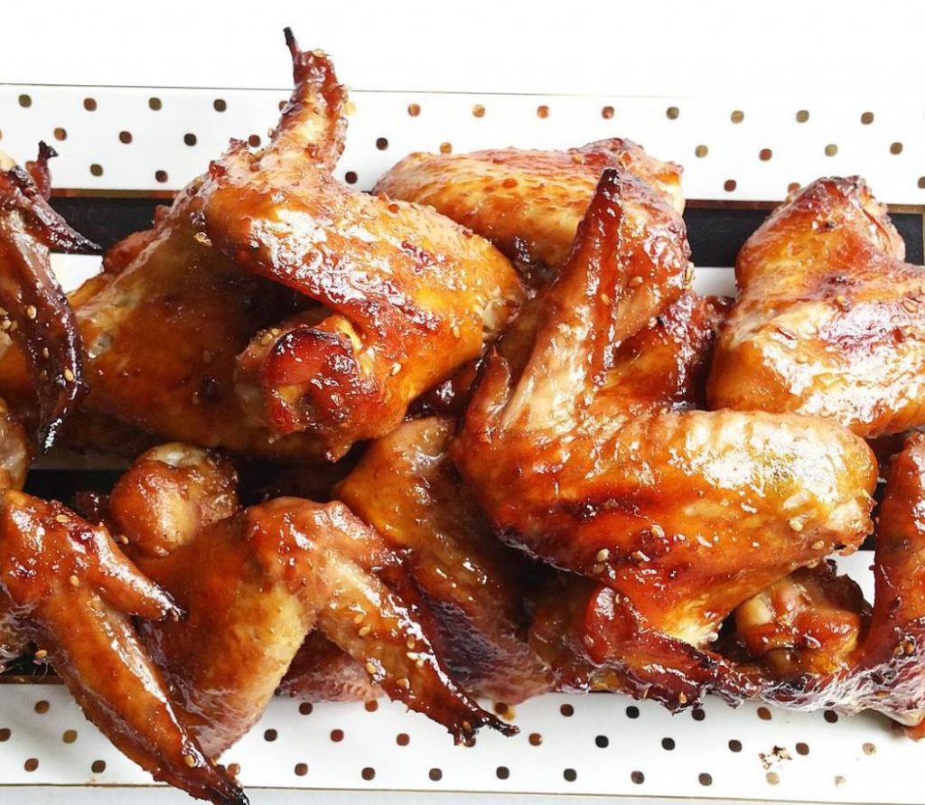 honey roasted chicken wings Sweet Savant America's best food blog