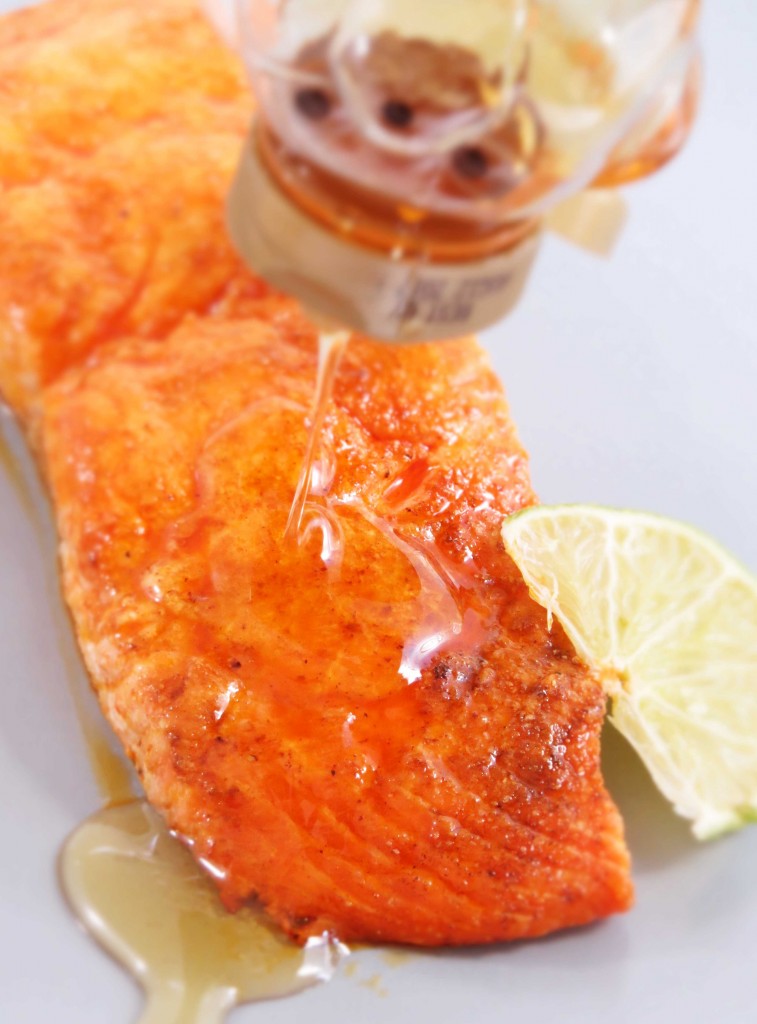 Honey Lime Glazed Salmon recipe sweetsavant.com America's best food blog
