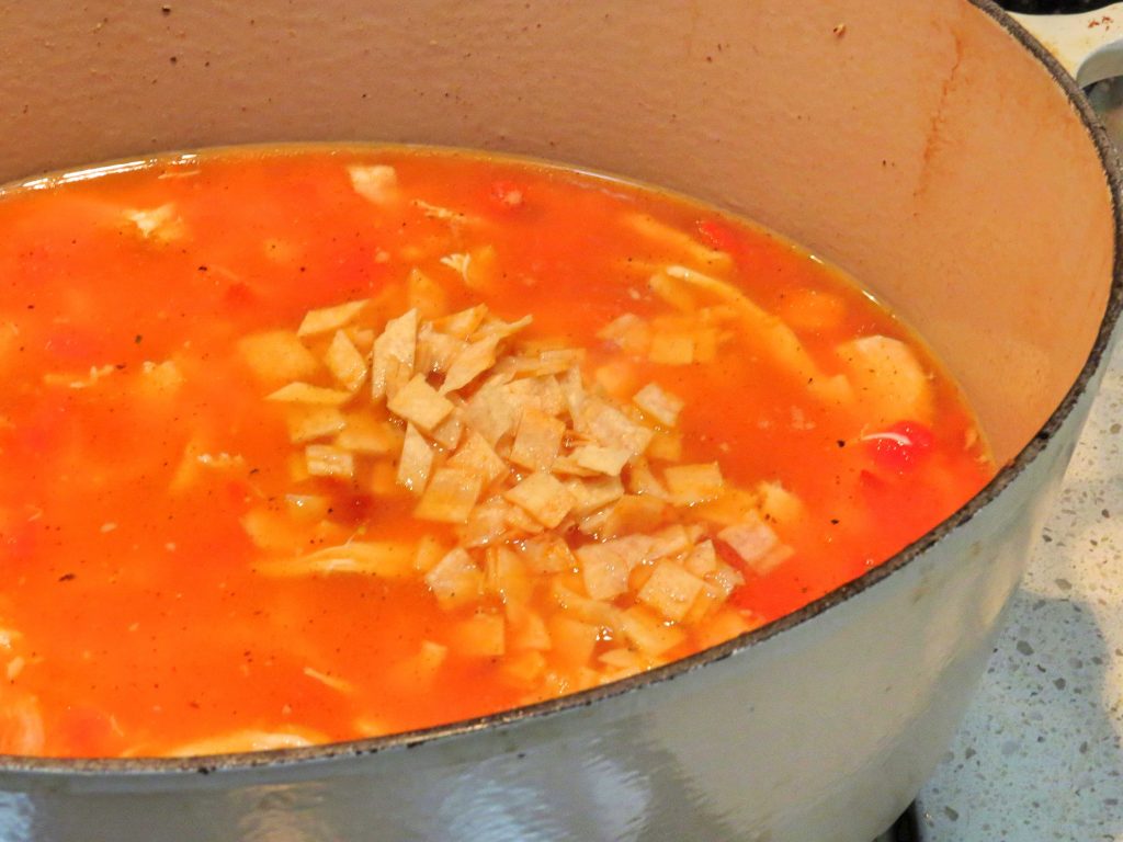 chicken enchilada soup sweetsavant.com America's best food blog