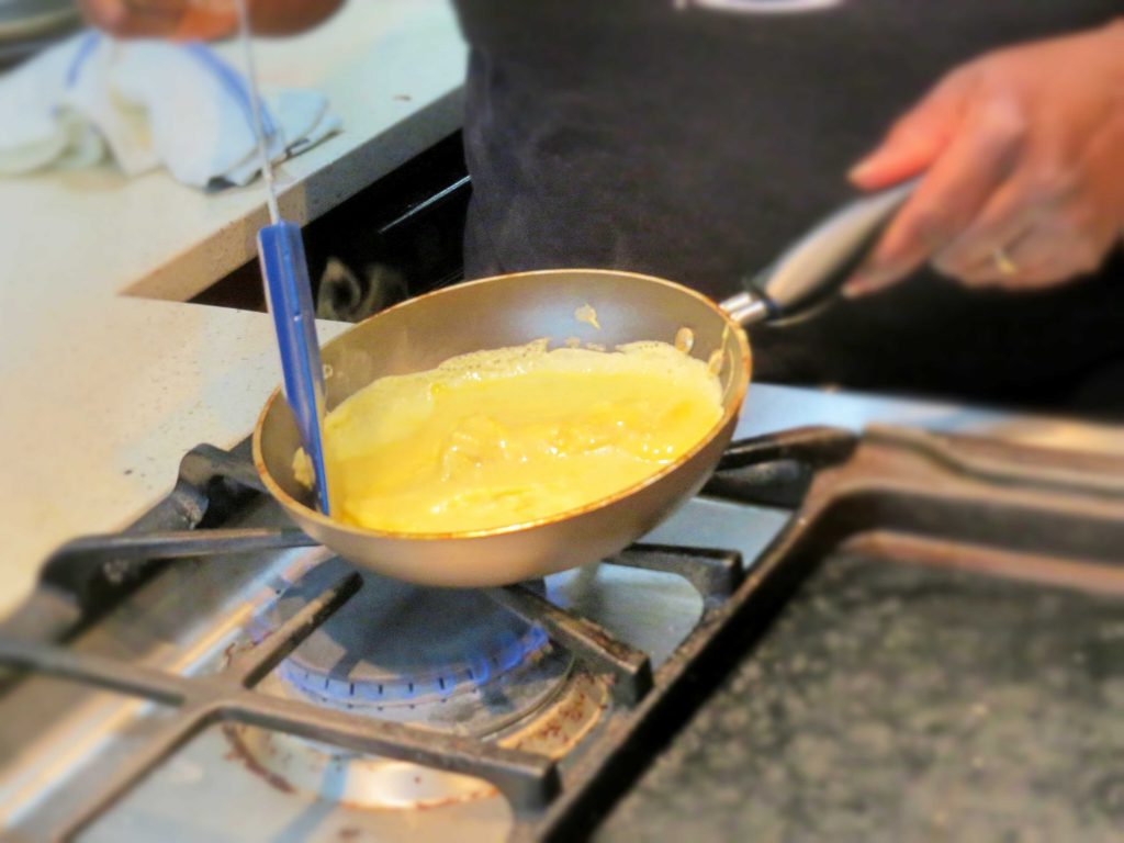 How to make an Omelet cooking with teens sweetsavant.com America's best food blog