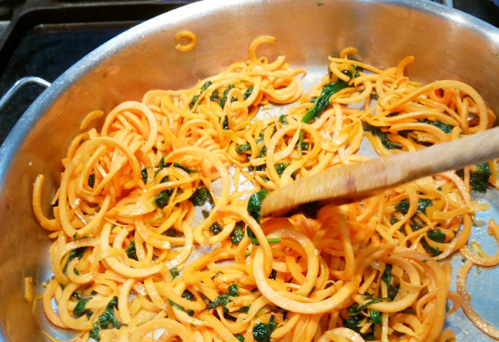 How to make sweet potato noodles swoodles recipe sweetsavant.com America's best food blog