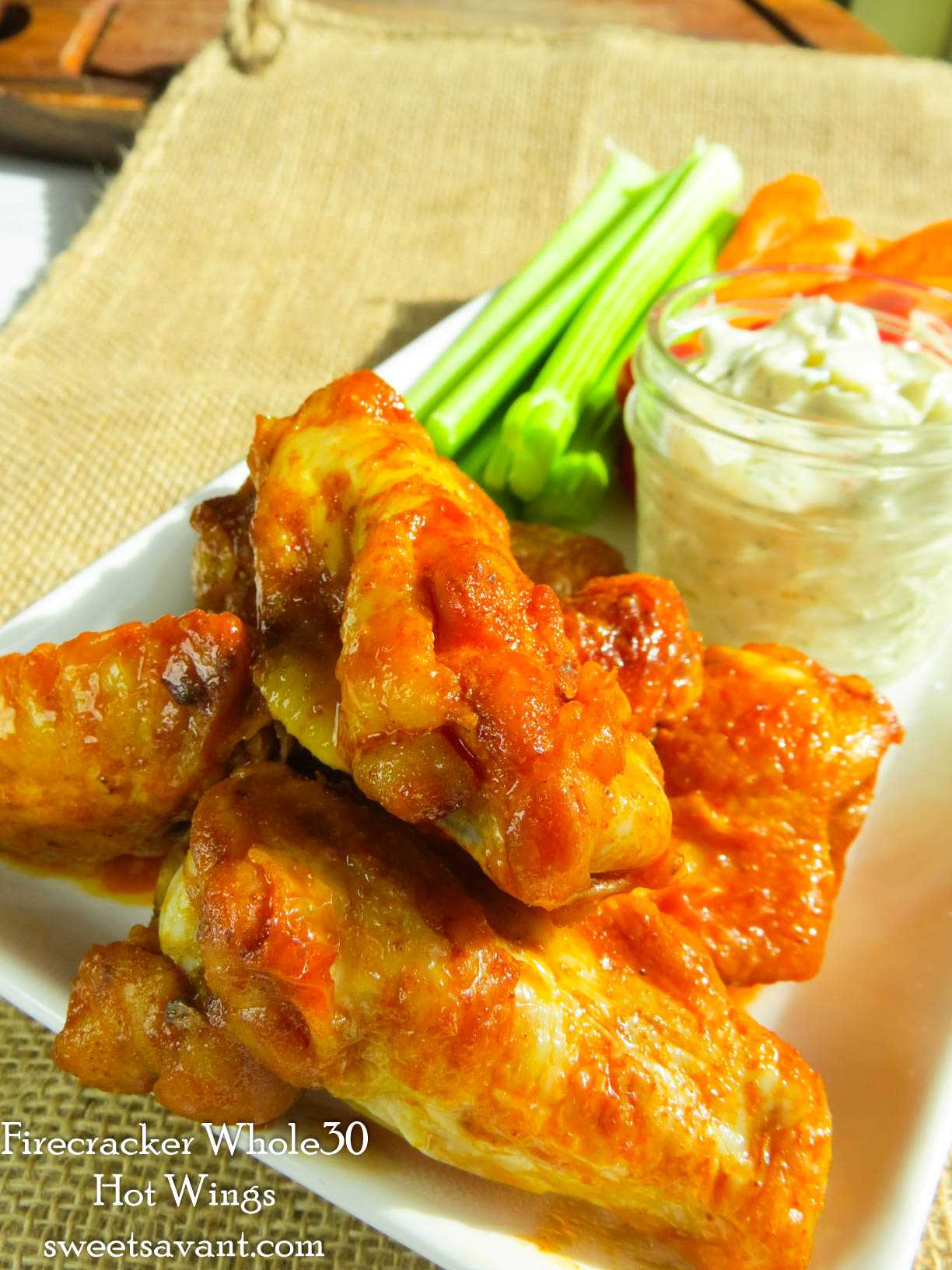 EXTRA CRISPY air fryer chicken wings Ninja Foodi Grill Crispy Chicken Wings  - Sweet Savant