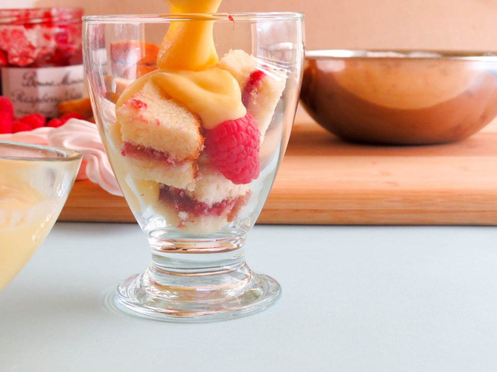 Valentine's day dessert recipe How to make a fool a messy trifling fool sweetsavant.com America's best food blog