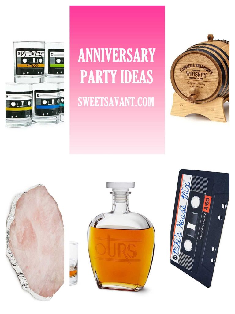  Anniversary party ideas sweetsavant.com America's best food blog