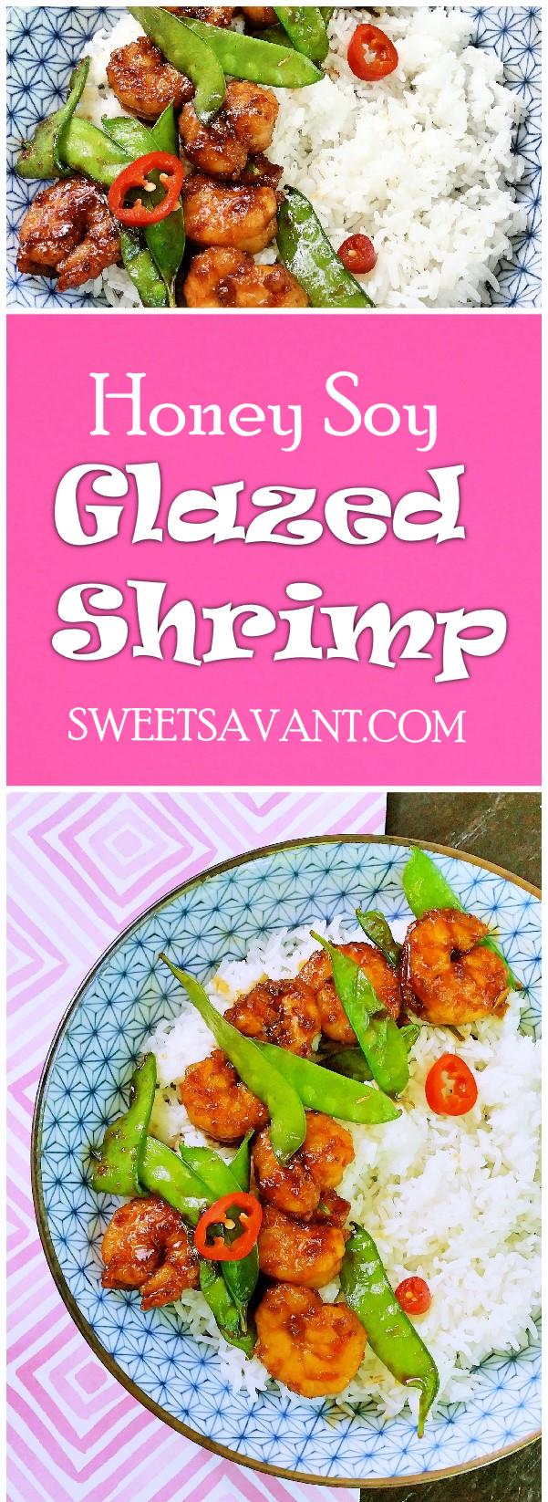 honey soy glazed shrimp Sweet Savant America's best food blog