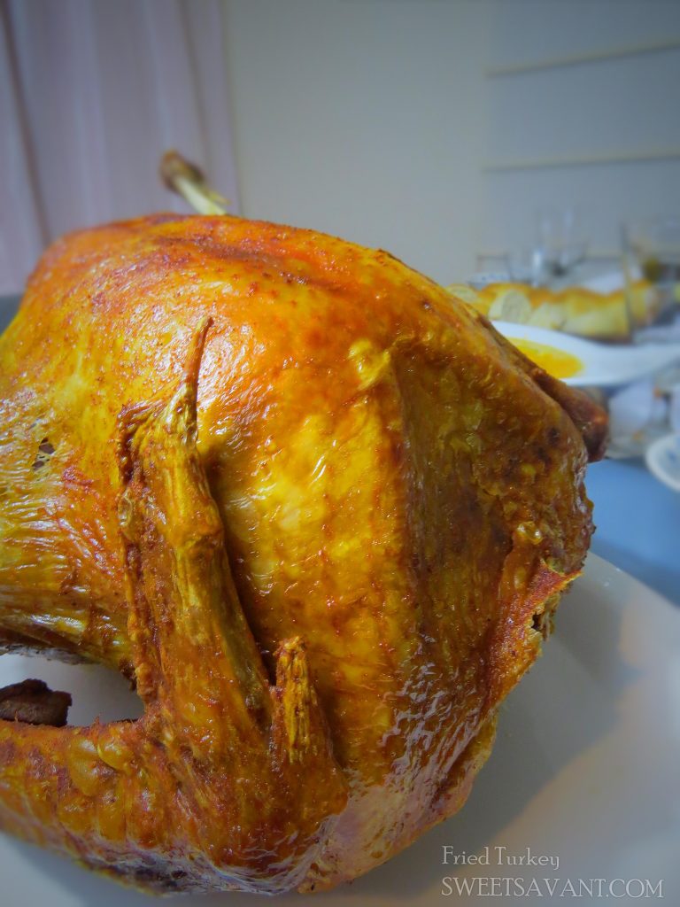 how to deep fry a turkey Thanksgiving recipes Sweet Savant America's best food blog Atlanta food blogger