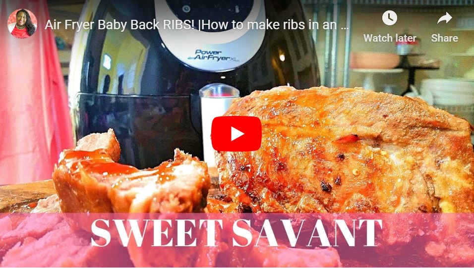 air fryer recipes baby back ribs in the air fryer Sweet Savant