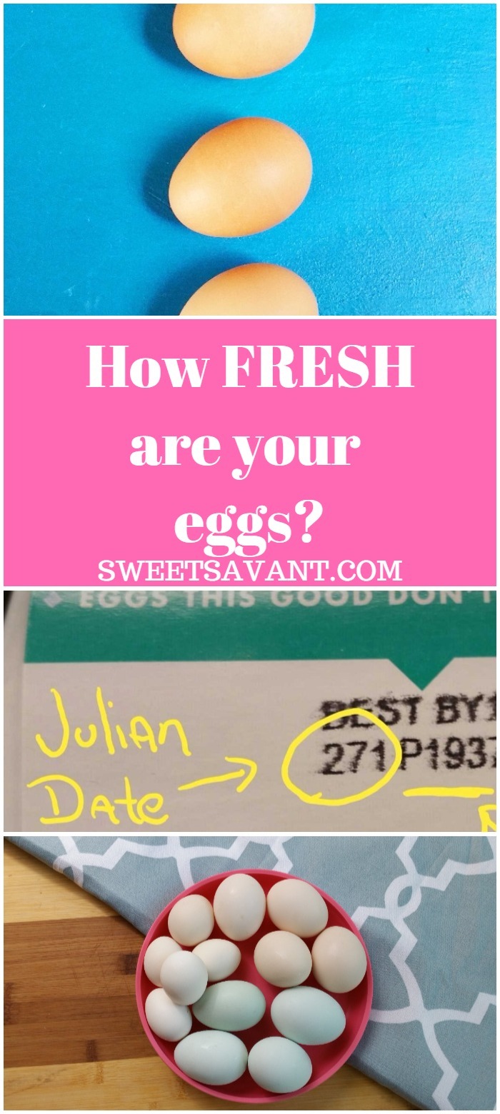How do I know if my eggs are fresh Sweet Savant America's best food blog
