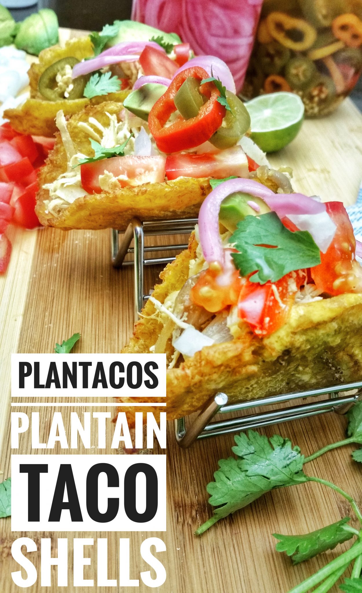 plantacos plantain taco shells made with green plantain tostones patacones Sweet Savant Atlanta Food Blogger