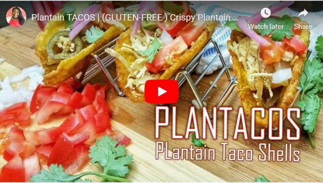 PLANTAIN TACOS plantain taco shells Sweet Savant America's best food blog 