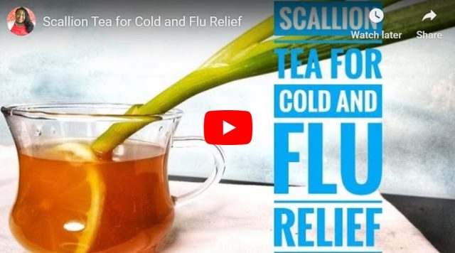 scallion tea for cold and flu relief Sweet Savant America's best food blog