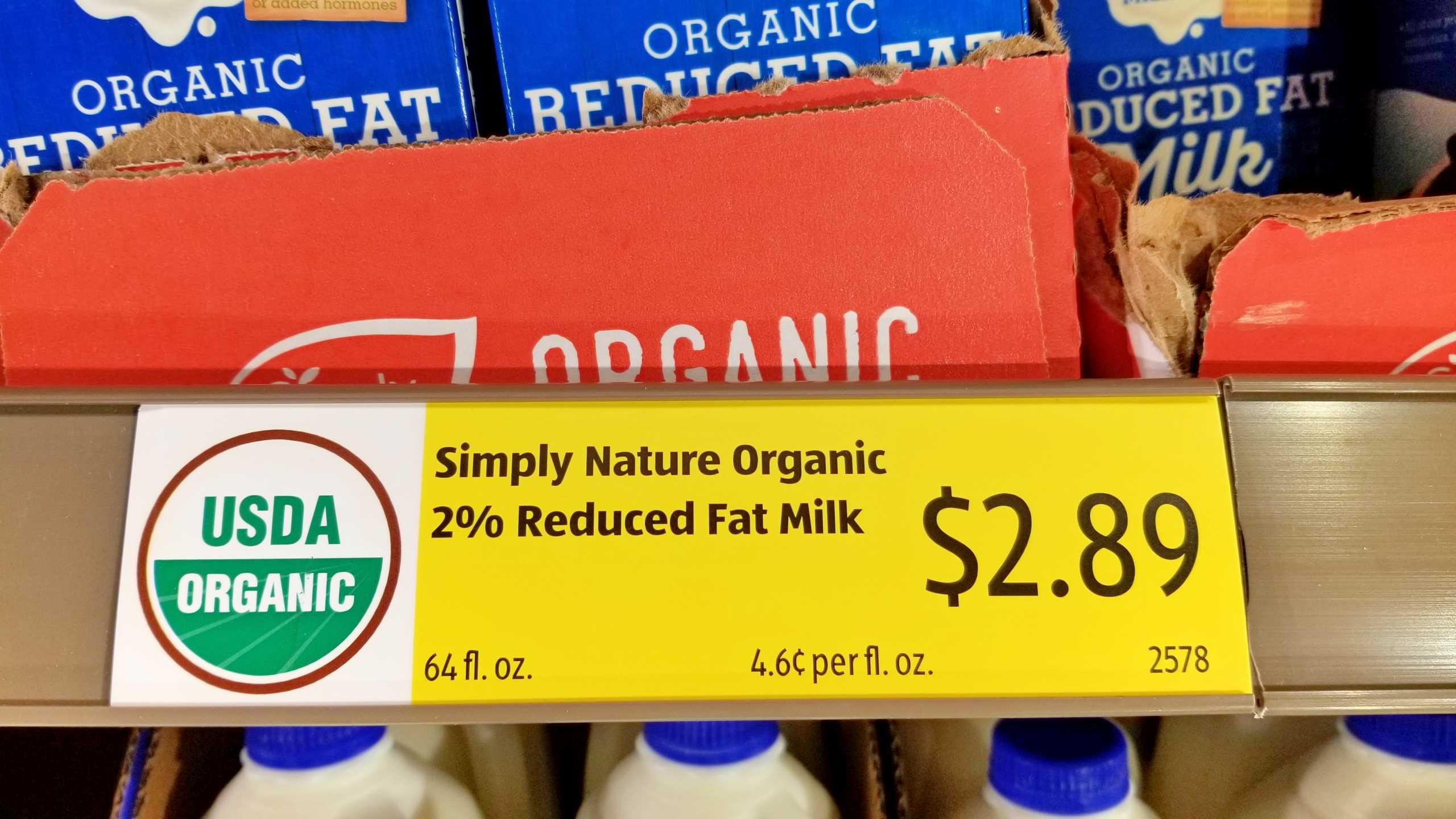 organic milk Guide to organic foods at Aldi Sweet Savant America's best food blog