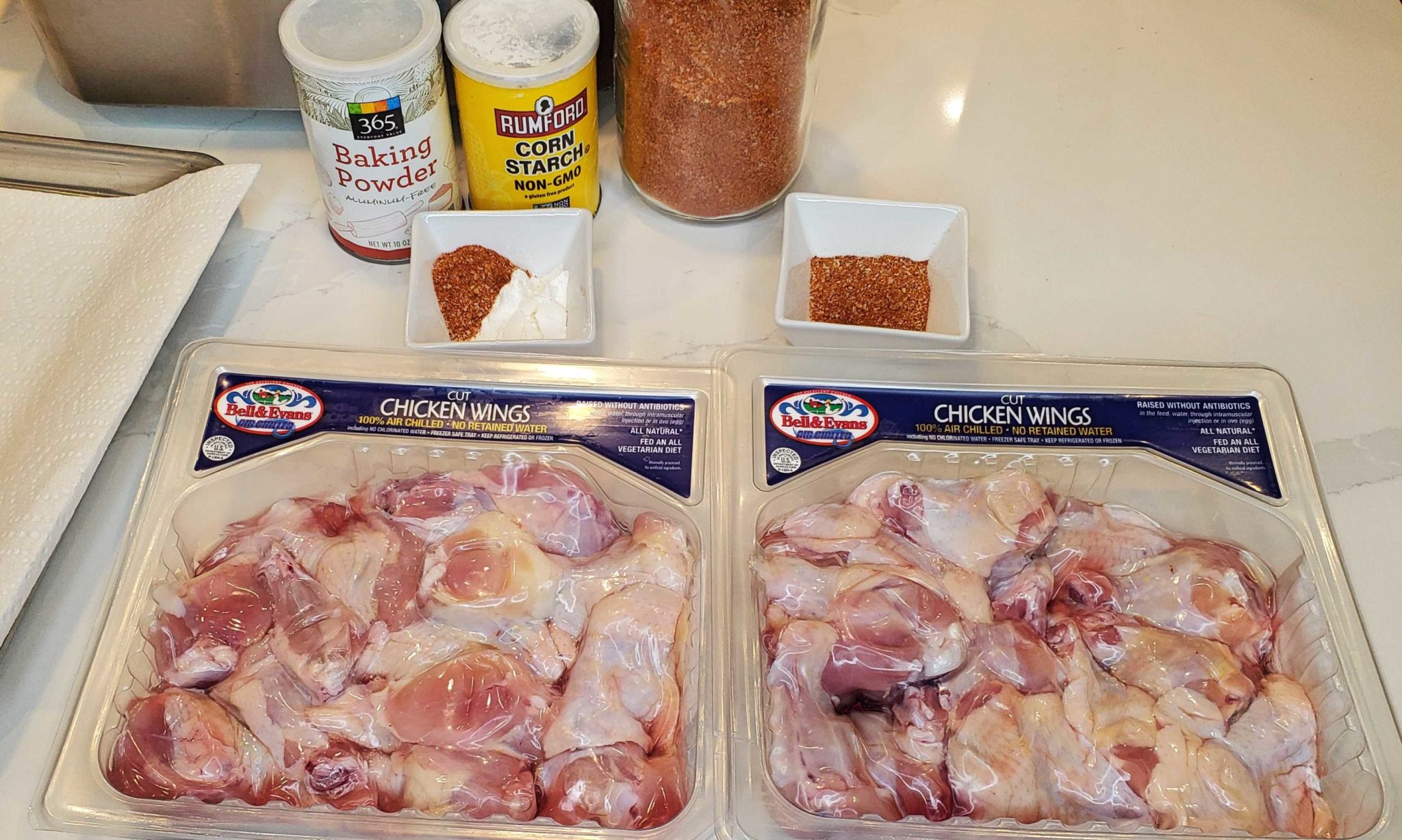 use air chilled chicken wings for crispy air fryer chicken