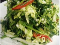 no cook clean eating collard green slaw sweetsavant.com America's best food blog