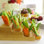 crudite pink spring party sweetsavant.com America's best food blog