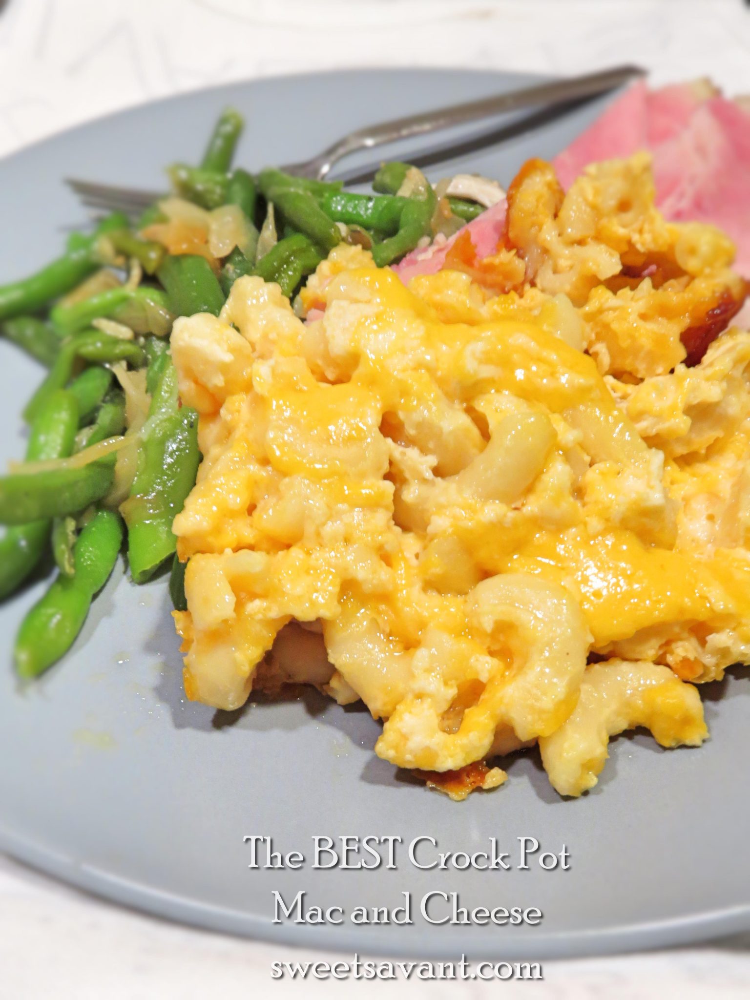 the best crockpot macaroni and cheese recipe sweetsavant.com America's best food blog