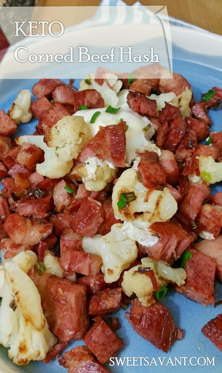 Keto Corned Beef Hash with Cauliflower is Low Carb and Delicious