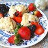 how to make scones 4 ingredient berries and cream scones