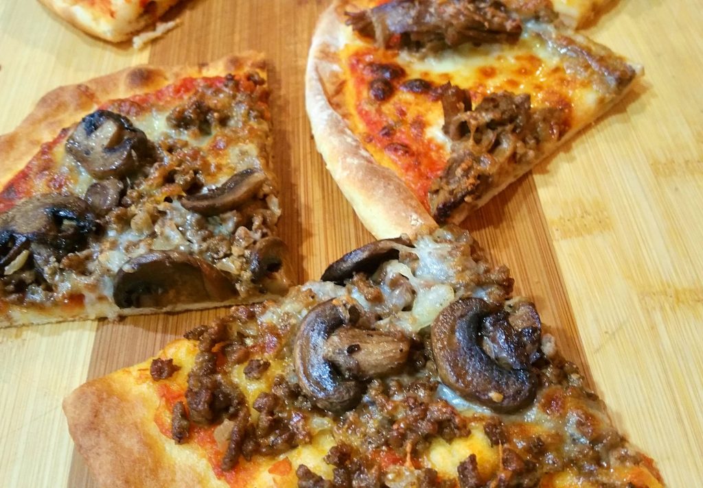 2 Ingredient Pizza Dough Cast Iron Skillet Pizza Sweet Savant