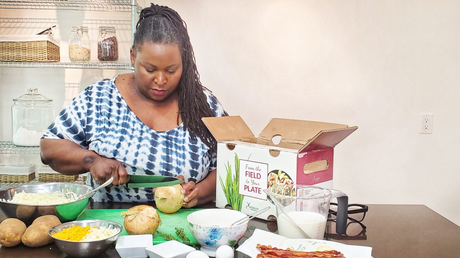 Vidalia Onion Hash Brown Casserole with Bacon Sweet Savant